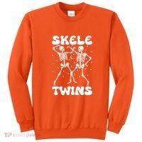 Twins Halloween Matching Skeletwins Sweatshirt thumb 0