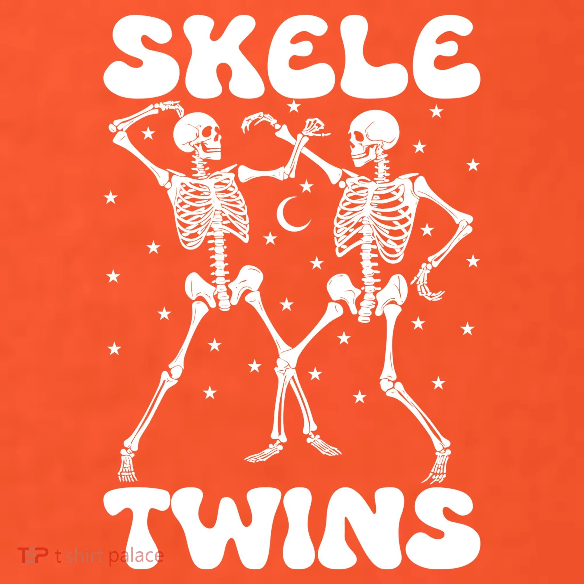 Twins Halloween Matching Skeletwins Button