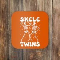 Twins Halloween Matching Skeletwins Coaster thumb 0