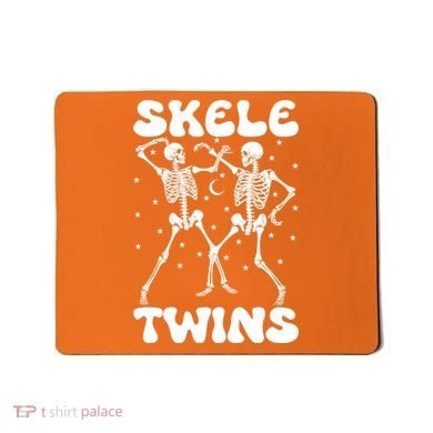 Twins Halloween Matching Skeletwins Mousepad