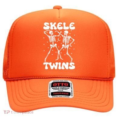 Twins Halloween Matching Skeletwins Hat