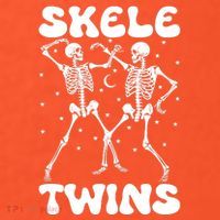 Twins Halloween Matching Skeletwins Women's T-Shirt thumb 6