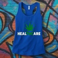 Thc Healthcare Marijuana Weed 420 Pothead Humor Meaningful Gift Cool Gift Women's Tank Top thumb 3
