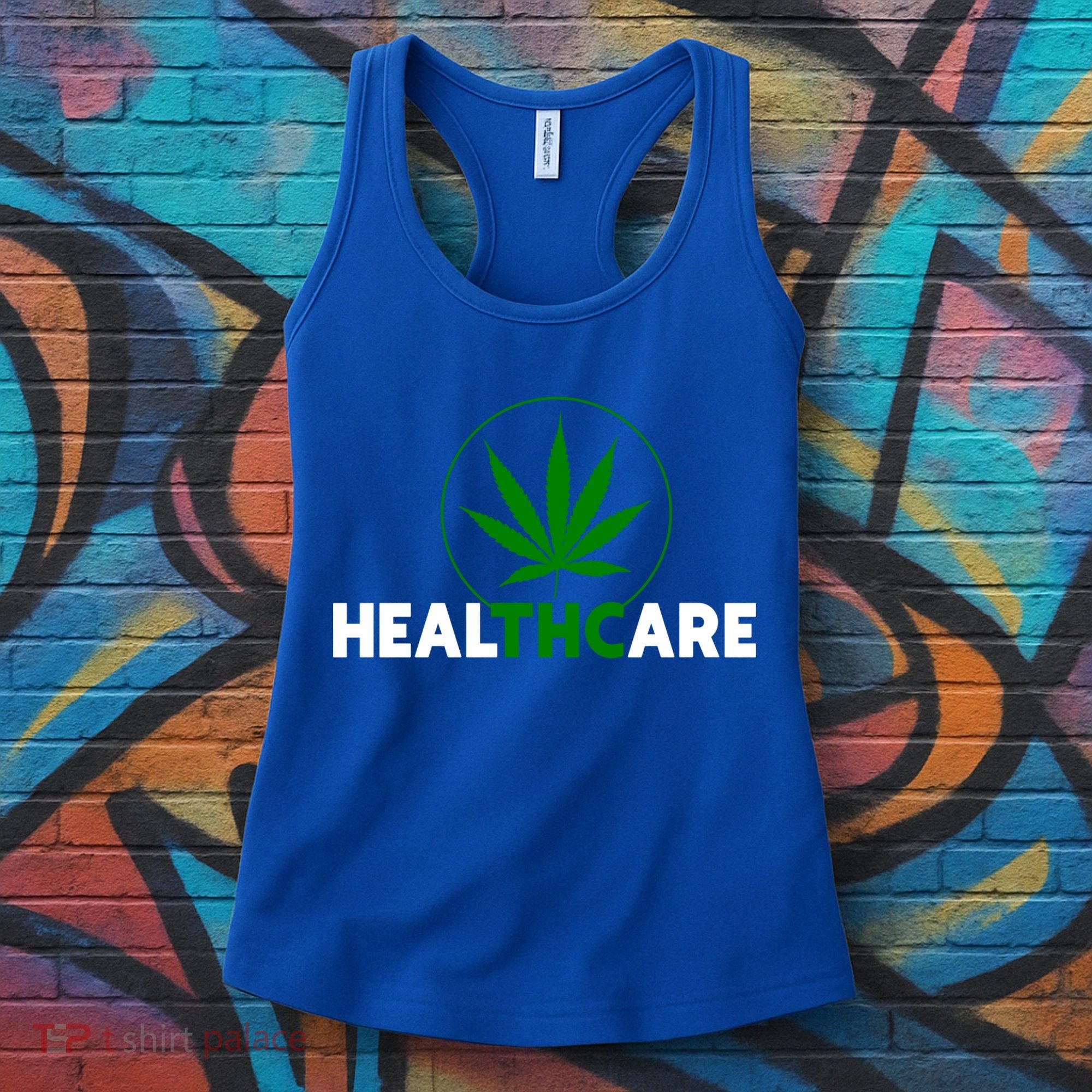 Thc Healthcare Marijuana Weed 420 Pothead Humor Meaningful Gift Cool Gift Women's Tank Top