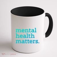 Tal Health Matters Minimalist Empathy Quote Gift Coffee Mug thumb 1
