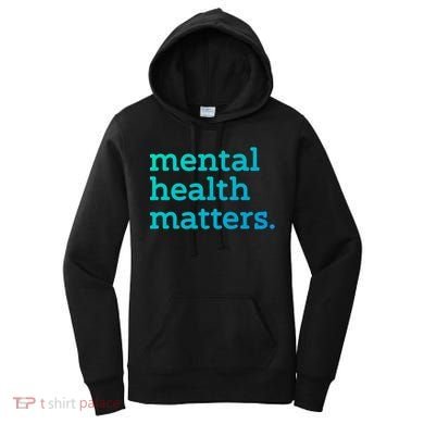 Tal Health Matters Minimalist Empathy Quote Gift Women's Hoodie