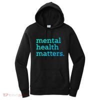Tal Health Matters Minimalist Empathy Quote Gift Women's Hoodie thumb 0