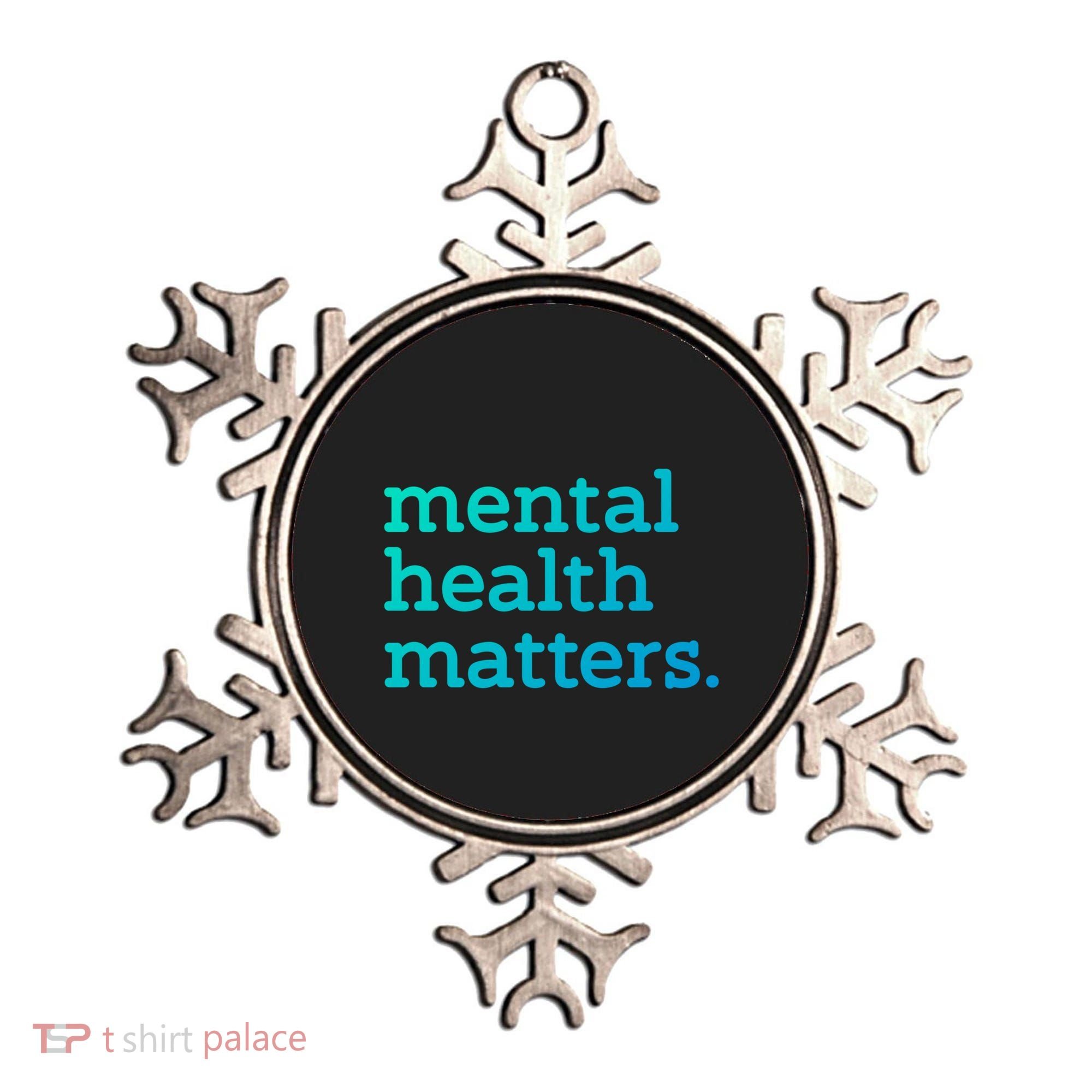 Tal Health Matters Minimalist Empathy Quote Gift Ornament