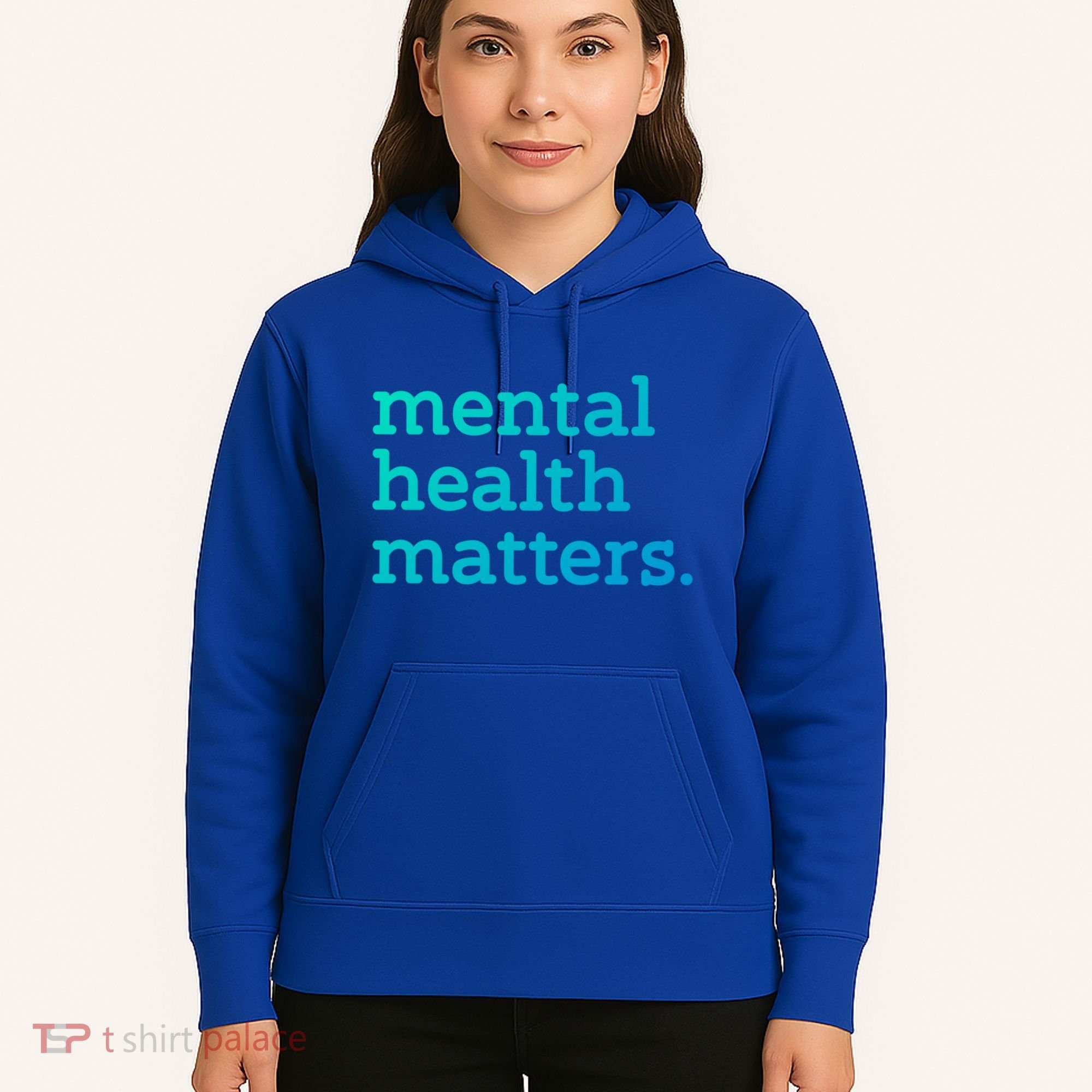 Tal Health Matters Minimalist Empathy Quote Gift Hoodie