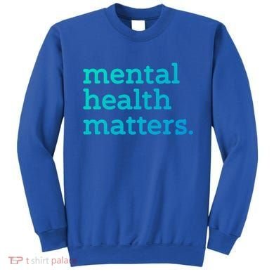 Tal Health Matters Minimalist Empathy Quote Gift Sweatshirt