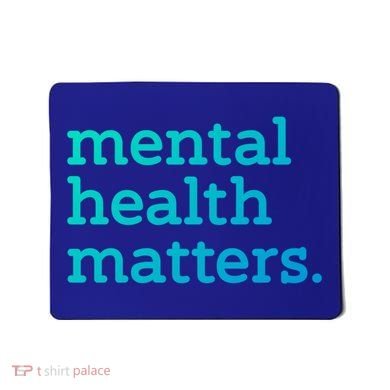 Tal Health Matters Minimalist Empathy Quote Gift Mousepad