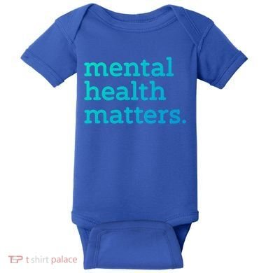 Tal Health Matters Minimalist Empathy Quote Gift Baby Bodysuit