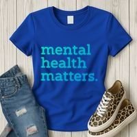 Tal Health Matters Minimalist Empathy Quote Gift Women's T-Shirt thumb 3