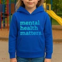 Tal Health Matters Minimalist Empathy Quote Gift Kids Hoodie thumb 3