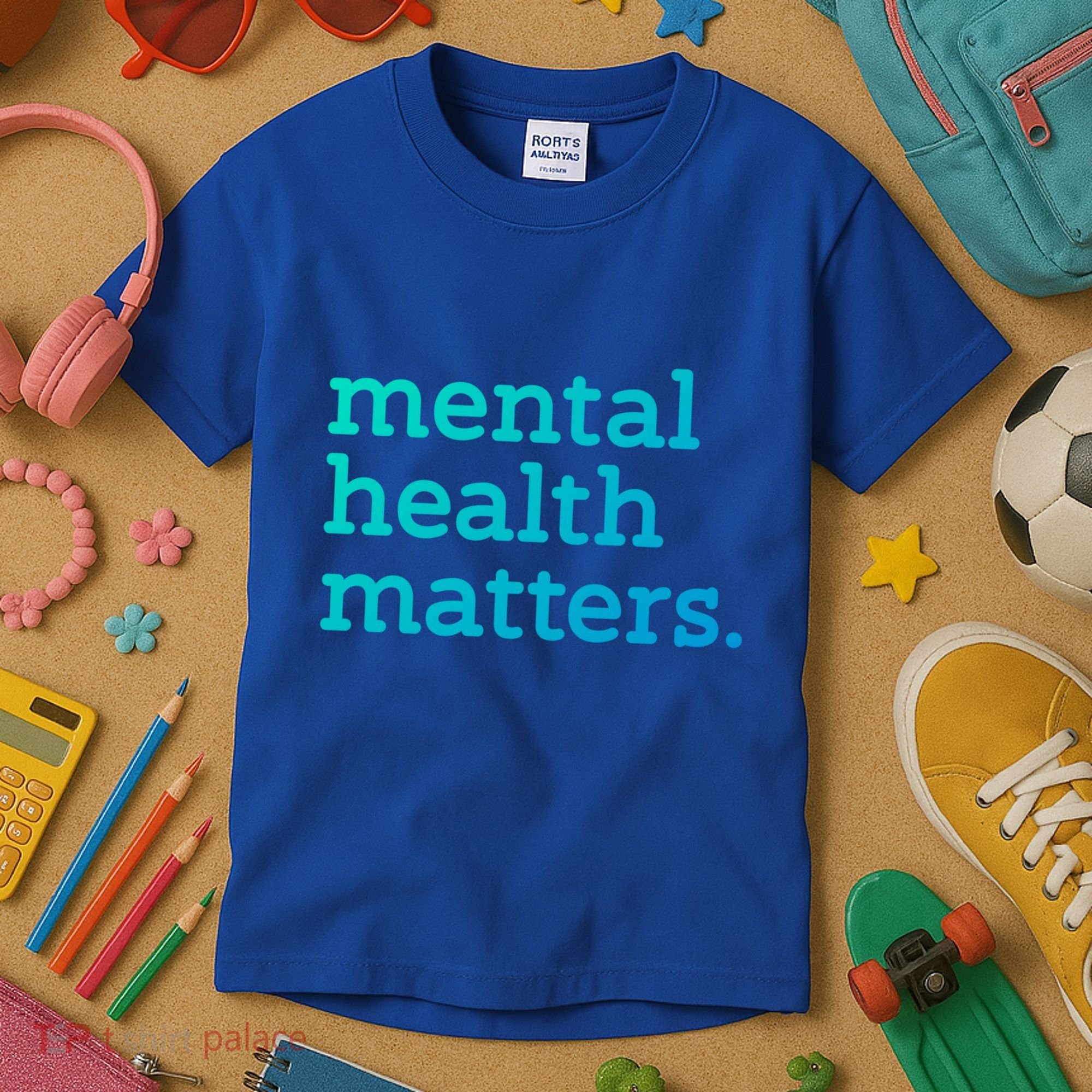 Tal Health Matters Minimalist Empathy Quote Gift Kids T-Shirt