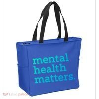 Tal Health Matters Minimalist Empathy Quote Gift Tote Bag thumb 2