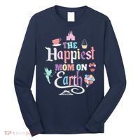 The Happiest Mom On Earth World Family Trip Vacation Long Sleeve Shirt thumb 0