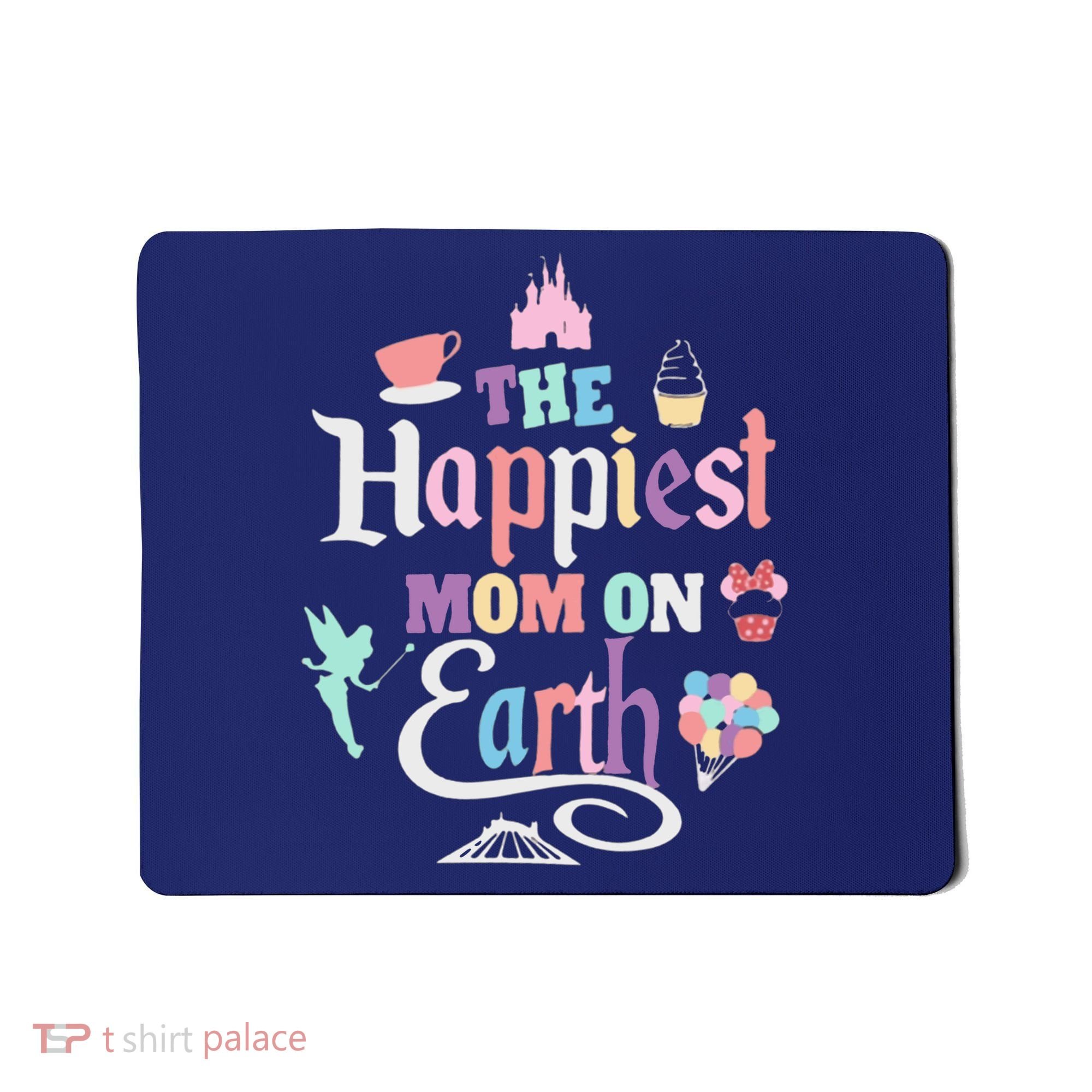 The Happiest Mom On Earth World Family Trip Vacation Mousepad