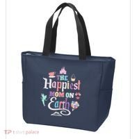 The Happiest Mom On Earth World Family Trip Vacation Tote Bag thumb 3