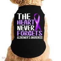 The Heart Never Forgets Alzheimer´s Awareness Doggie Tank thumb 0