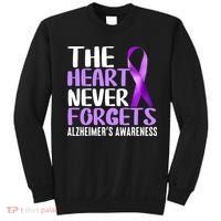 The Heart Never Forgets Alzheimer´s Awareness Sweatshirt thumb 0