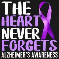 The Heart Never Forgets Alzheimer´s Awareness Sweatshirt thumb 3