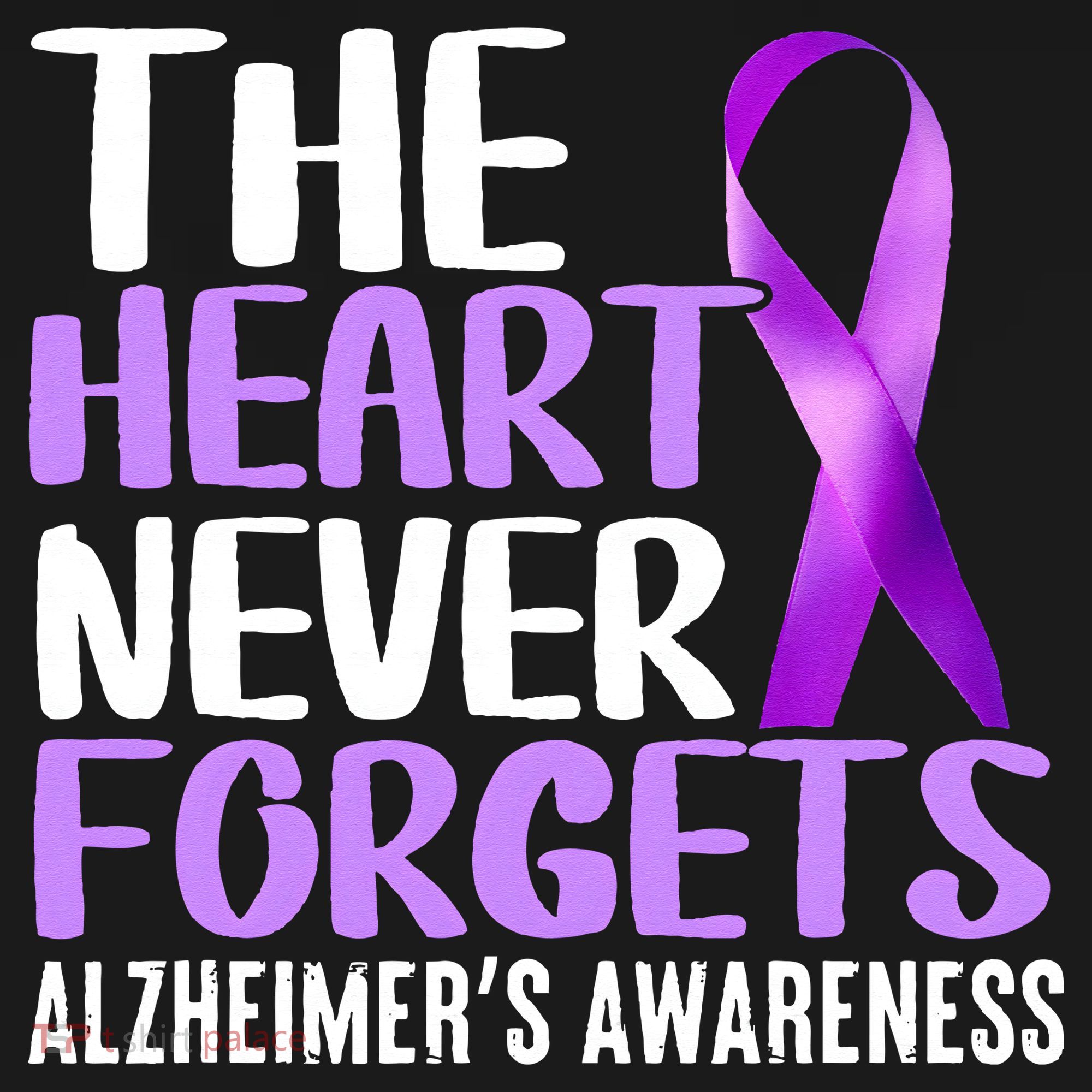 The Heart Never Forgets Alzheimer´s Awareness Sweatshirt