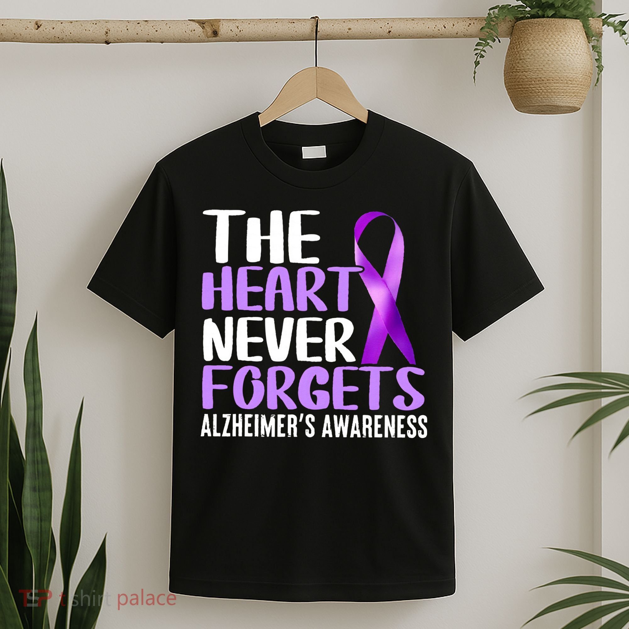 The Heart Never Forgets Alzheimer´s Awareness T-Shirt