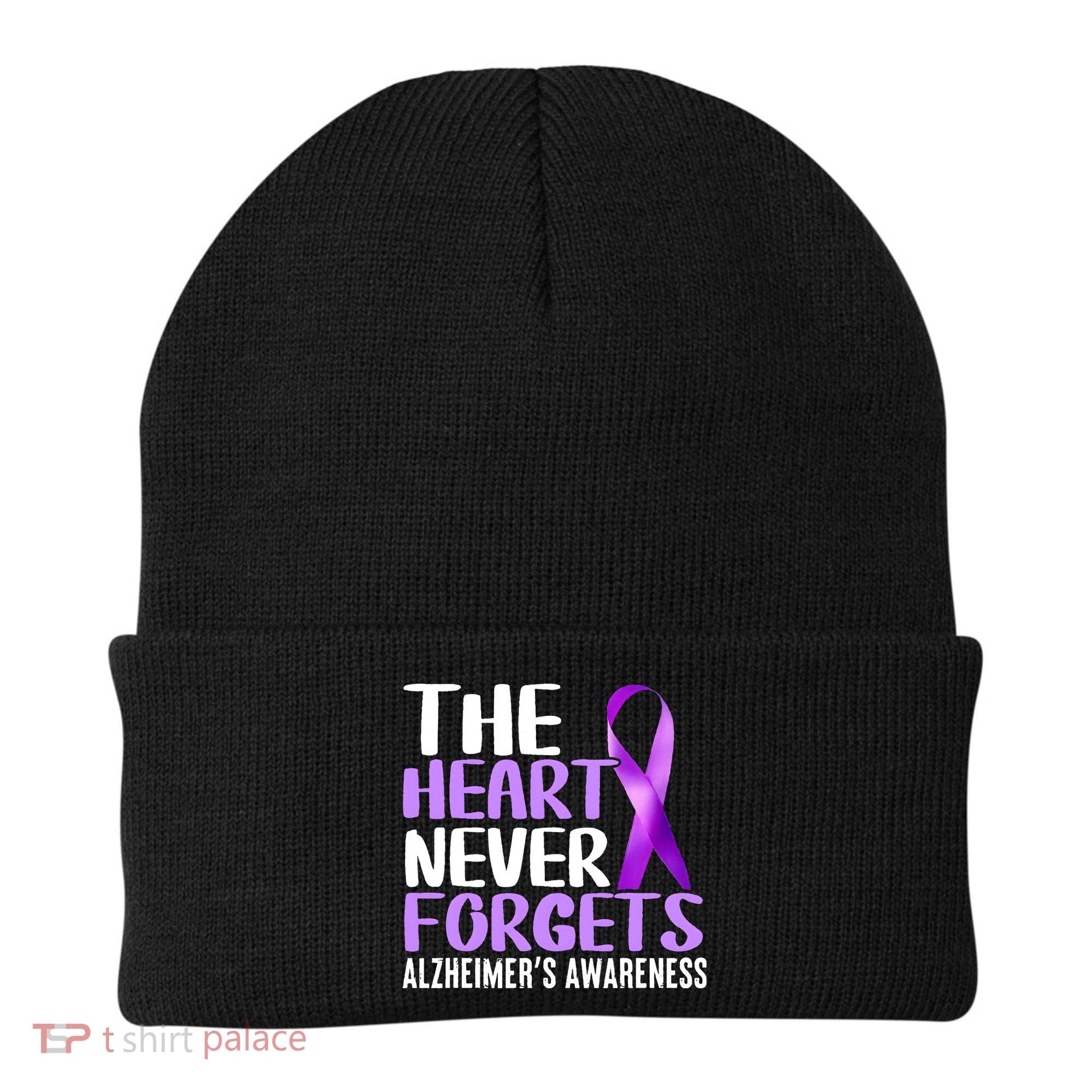 The Heart Never Forgets Alzheimer´s Awareness Beanie