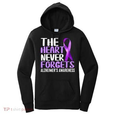 The Heart Never Forgets Alzheimer´s Awareness Women's Hoodie