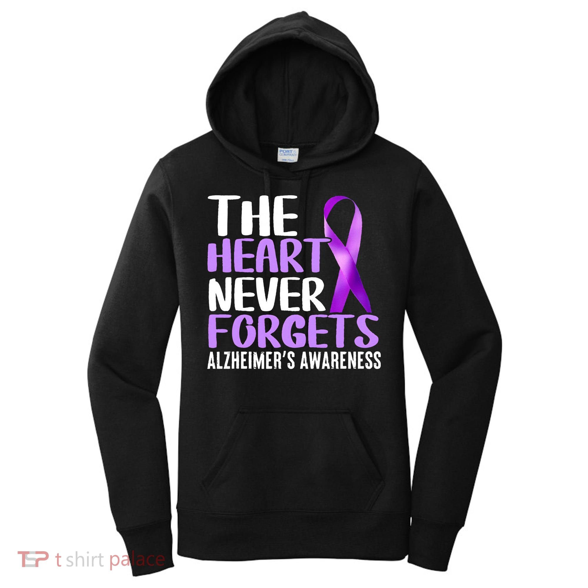 The Heart Never Forgets Alzheimer´s Awareness Women's Hoodie