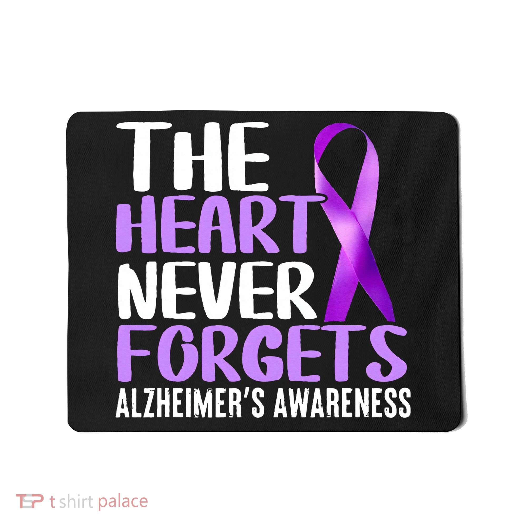The Heart Never Forgets Alzheimer´s Awareness Mousepad