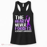 The Heart Never Forgets Alzheimer´s Awareness Women's Tank Top thumb 0