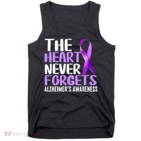 The Heart Never Forgets Alzheimer´s Awareness Tank Top thumb 0