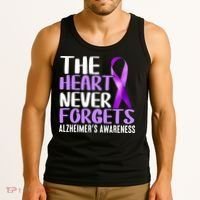 The Heart Never Forgets Alzheimer´s Awareness Tank Top thumb 3