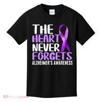 The Heart Never Forgets Alzheimer´s Awareness Kids T-Shirt thumb 0