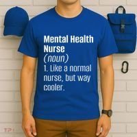 Tal Health Nurse Psychology Clinic Hospital Psych Nurse Gift T-Shirt thumb 6