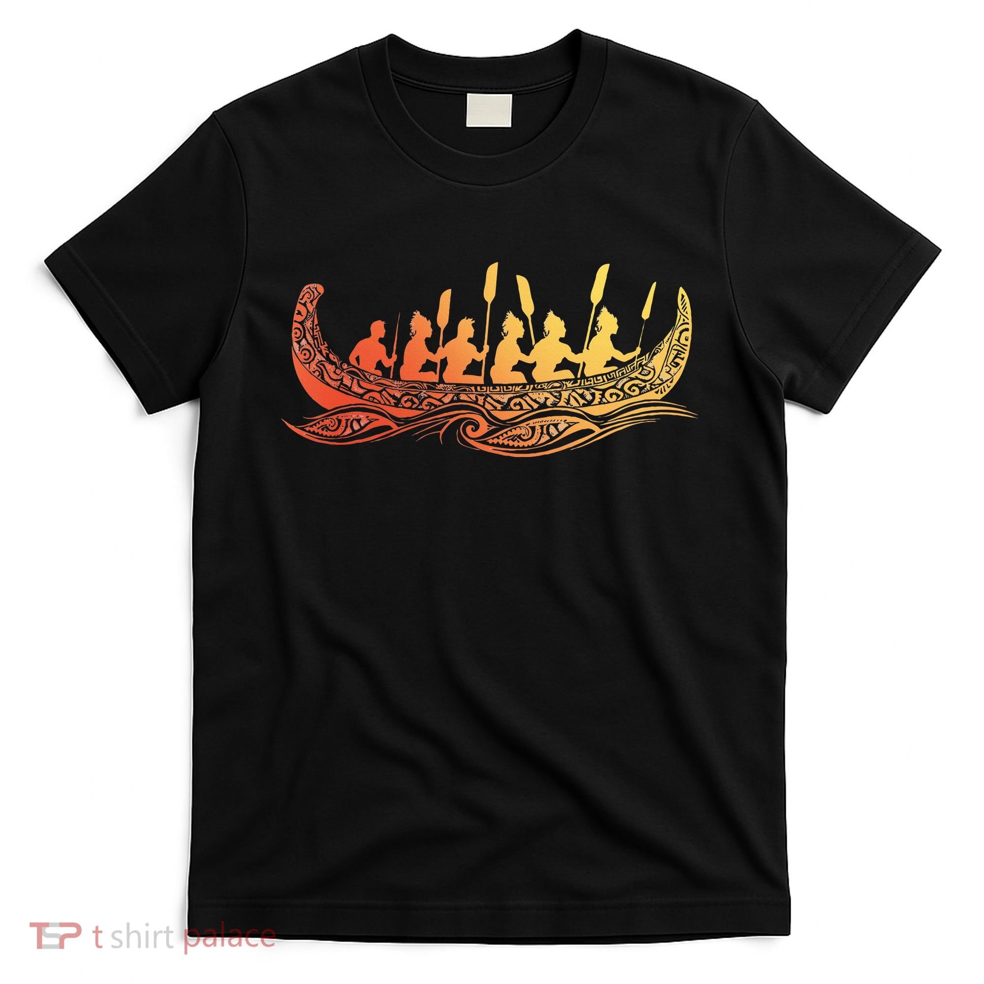 Tribal Hawaiian Outrigger Canoe Hawaiian Tribal T-Shirt