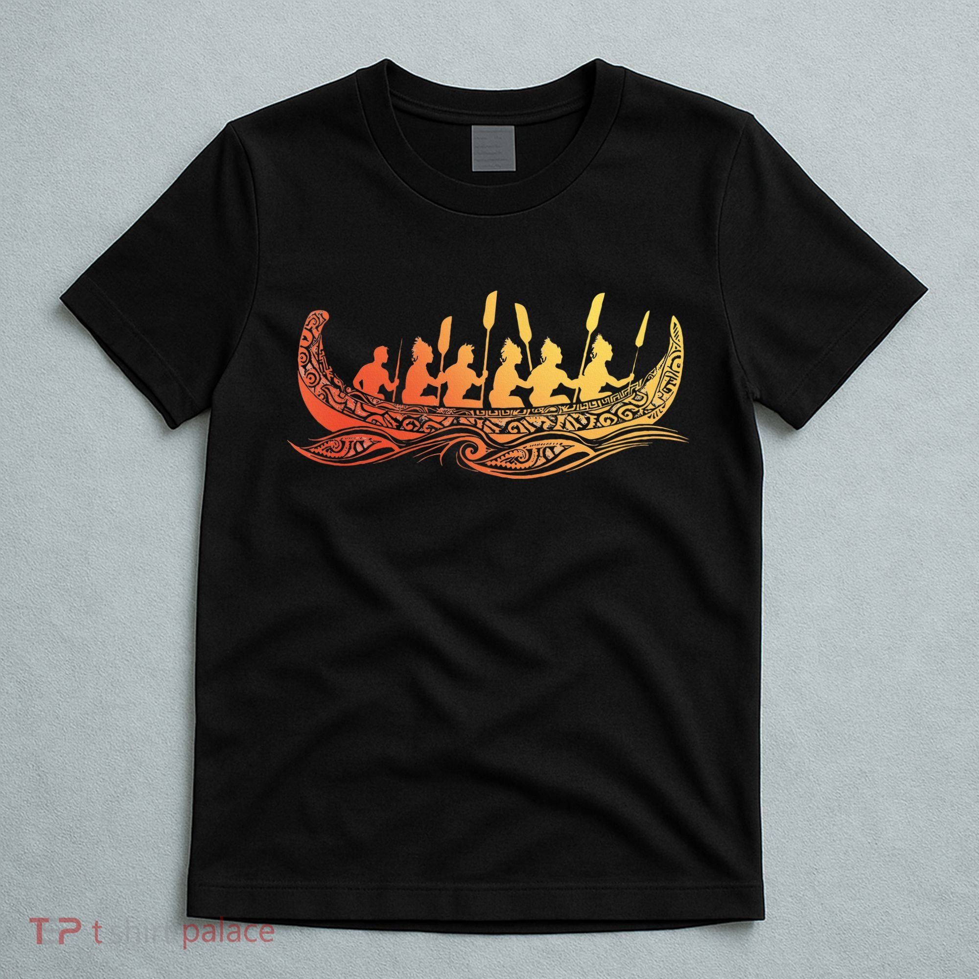 Tribal Hawaiian Outrigger Canoe Hawaiian Tribal T-Shirt