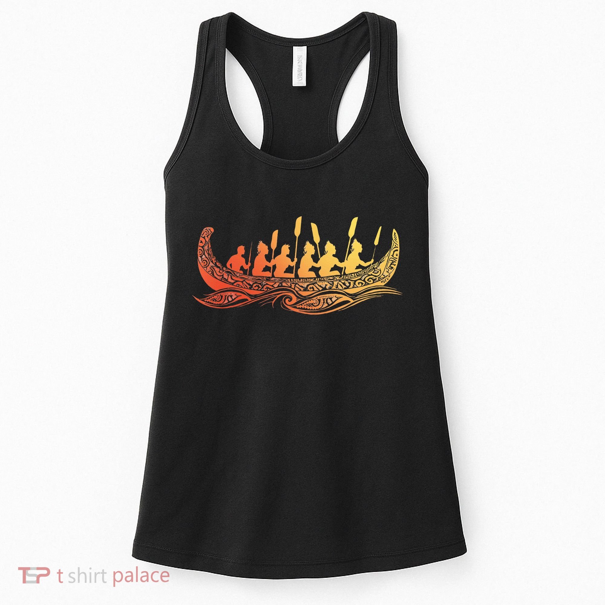Tribal Hawaiian Outrigger Canoe Hawaiian Tribal Women's Tank Top