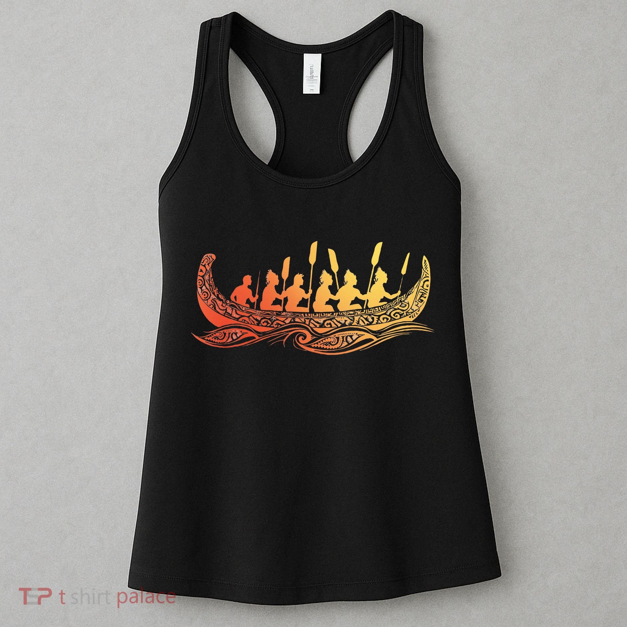 Tribal Hawaiian Outrigger Canoe Hawaiian Tribal Women's Tank Top