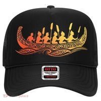 Tribal Hawaiian Outrigger Canoe Hawaiian Tribal Hat thumb 0