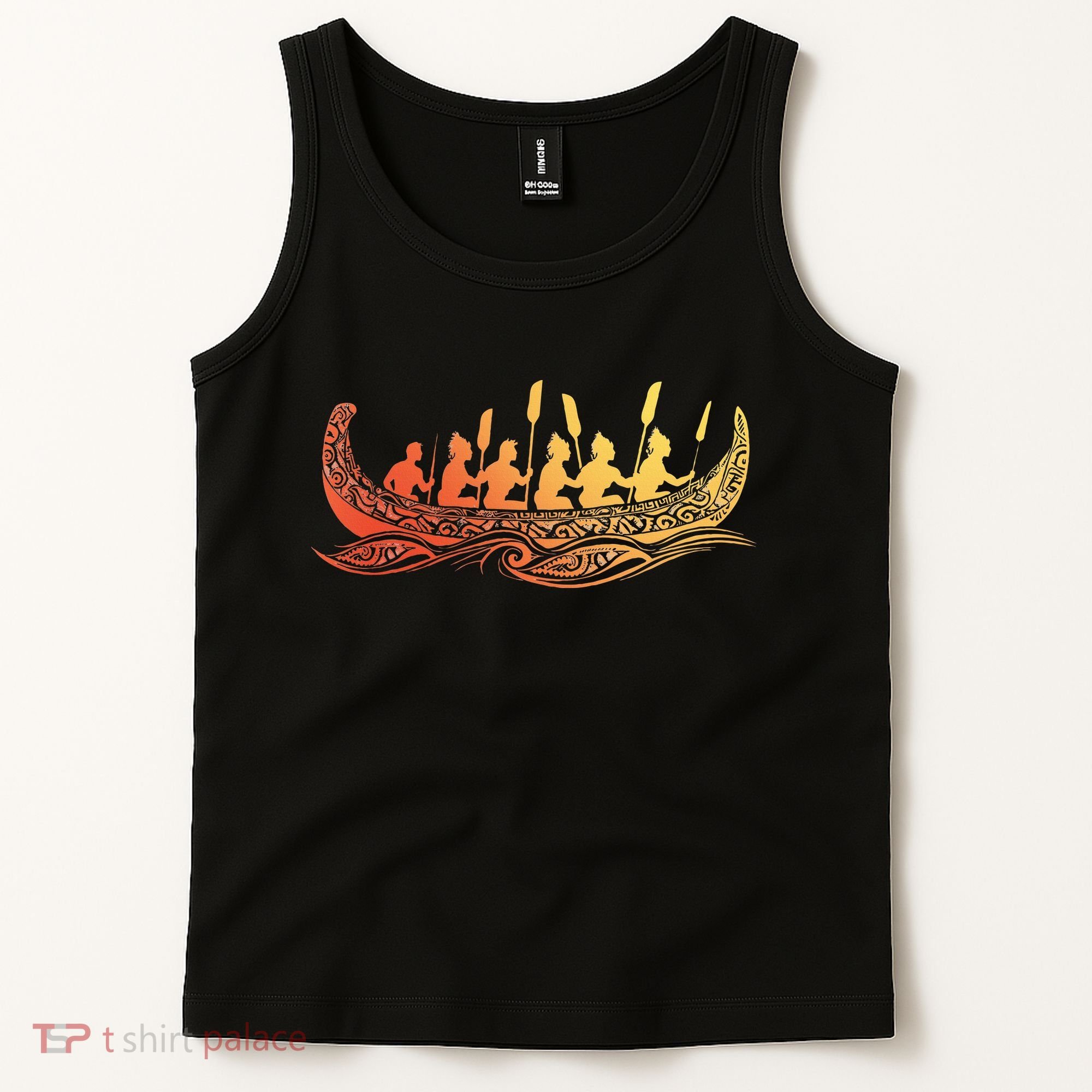 Tribal Hawaiian Outrigger Canoe Hawaiian Tribal Tank Top