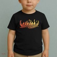Tribal Hawaiian Outrigger Canoe Hawaiian Tribal Toddler T-Shirt thumb 2