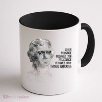 Thomas Jefferson Quote Coffee Mug thumb 1