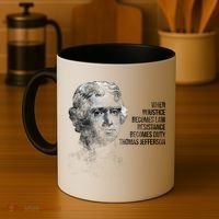 Thomas Jefferson Quote Coffee Mug thumb 4