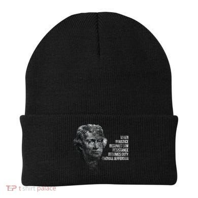 Thomas Jefferson Quote Beanie