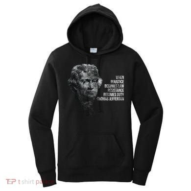 Thomas Jefferson Quote Women's Hoodie