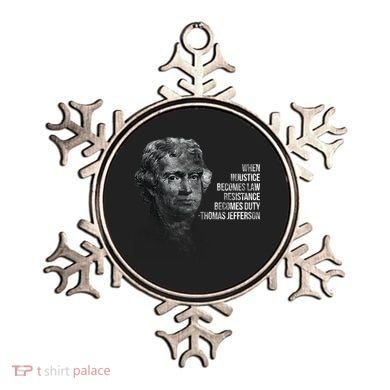 Thomas Jefferson Quote Ornament