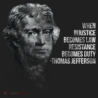 Thomas Jefferson Quote Golf Towel thumb 3